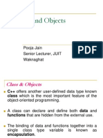 Classes and Objects