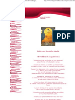 Prière Bouddha de La Guérison PDF