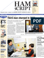 Dedham Transcript Jan. 5, 2012 Ready To Share Memories?