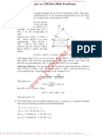 Rmo-2008 Previous Year Question Papers of Regional Mathematical Olympiad With Solutions