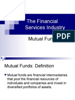 The Financial Services Industry: Mutual Funds