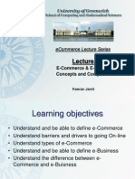 Ecommerce Lecture Series: E-Commerce & E-Business Concepts and Components