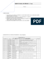 Planejamento Anual 6 Ano Ciencias