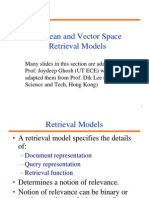 Boolean and Vector Space Retrieval Models