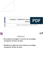 Unidad 1 Modelos Emergentes de Bases de Datos - Feb - Jul - 2013 PDF