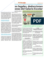 Salario Escolar Sector Publico