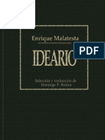 Malatesta Errico Ideario Ed Publicaciones Mundial 1926