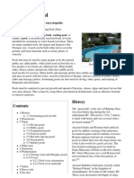 Swimming Pools, Resource Material For Students of Architecture.