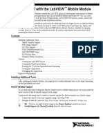 Getting Started With The Labview Mobile Module