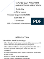 To College DESIGN OF TAPER SLOT ARRAY FOR ULTRA WIDE Review 1.1