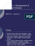 Chapter 1: Development of Off-Road Vehicles: BAE 517 - Lecture 1