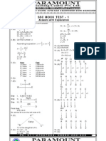 SSC Mock Test 1