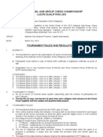 2013 National Age Group Luzon Leg Rules Regulations