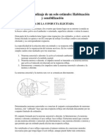 Aprendizaje de Un Solo Estímulo Habituación y Sensibilización PDF