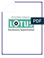 Research Project On Consumer Behaviour Towards Electronic Durables (LOTUS)