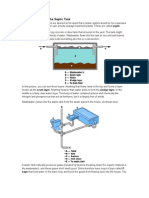 Private Treatment Septic Tank