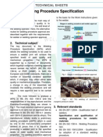 Welding Procedure Specification