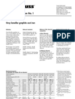 Technical Information No. 1: Grey Lamellar Graphite Cast Iron