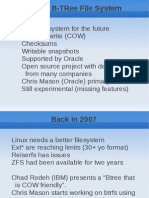 Btrfs - B-Tree File System