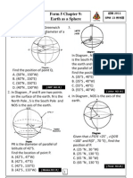 SPM Form 5 Chapter 9: Earth As A Sphere: Mathematics