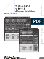 Studiolive 24.4.2 and Studiolive 16.4.2: Owner'S Manual