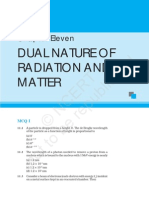 Dual Nature of Radiation and Matter