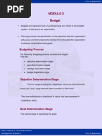 Budget: Budgeting Process