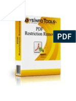 PDF Restriction Remover Software