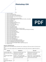 Photoshop Cs6 Default Keyboard Shortcuts