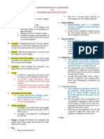 Respiratory Dysfunction