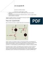 Control de Motores Con Puente H