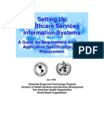 Setting Up Healthcare Services Information Systems