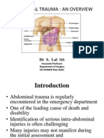 Abdominal Trauma: An Overview: DR S. Lal