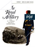 Osprey, Men-At-Arms #025 The Royal Artillery (1973) OCR 8.10