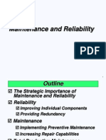 Maintenance and Reliability