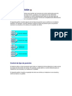 Posición, Reparto y Disponibilidad