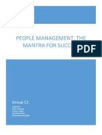 People Management Mantra For Success