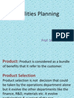 Facilities Planning: Prepared By: Prof. Shuchi Mathur