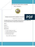 Plan de Produccion de Pollos de Engorde para Parvadas de 1500 Pollos de Engorde de La Linea Cobb-500