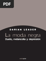 Leader Darian La Moda Negra Duelo Melancolí y Depresión