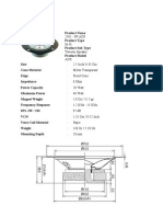 Sinar Baja Loudspeaker List