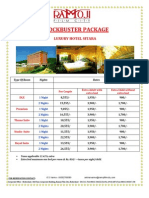 Blockbuster Package: Luxury Hotel Sitara