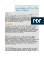 Compact Fluorescent Lamps (CFL'S) - The Future of Lighting: Abstract