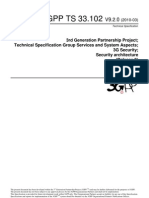 3GPP - TS 33.102 - Security Architecture PDF