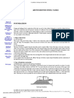 Foundations of Aboveground Steel Tanks