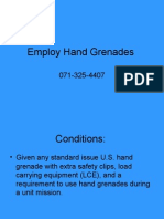 Employ Hand Grenades