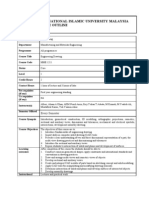 MME 1211 Engineering Drawing Course Outline-Students