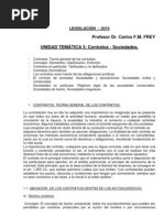 Legislacion Unidad 3 Prof. Frey Contratos Sociedades