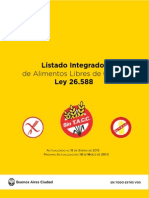 Listado de Alimentos Libres de Gluten PDF