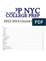 KIPP NYC College Prep Course Catalog 2012-13